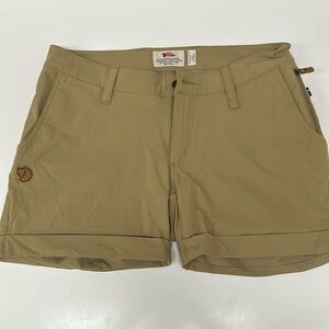 Fjallraven Tan Athletic Shorts